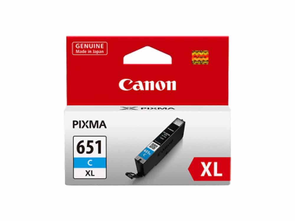 Genuine Canon CLI651XLC Hi Capacity Cyan Ink