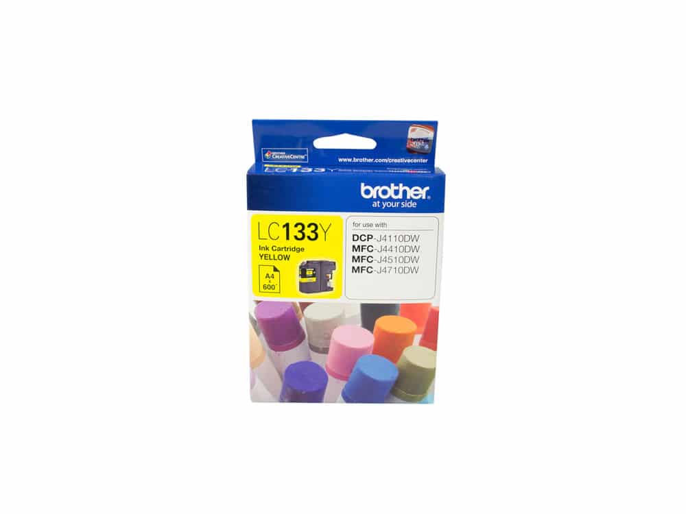 Genuine Brother LC133Y Yellow Ink Cartridge