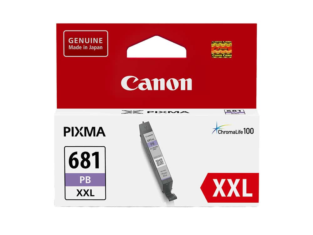 Genuine Canon CLI681XXLPB Extra High Yield Photo Blue Ink Tank