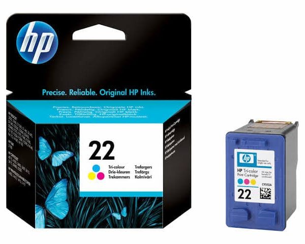 Genuine HP 22 Colour Ink