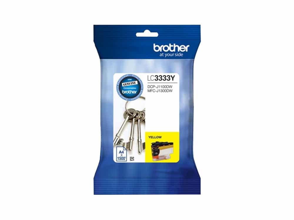 Genuine Brother Ink LC3333 Yellow