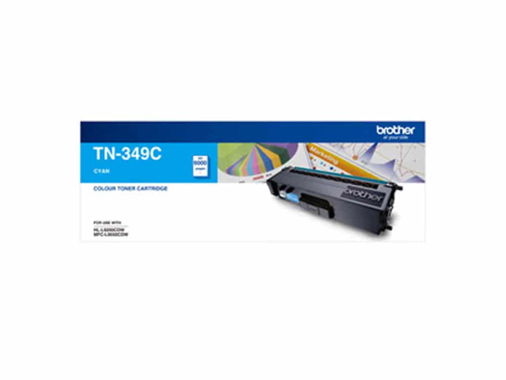 Genuine Brother TN349 Cyan Toner