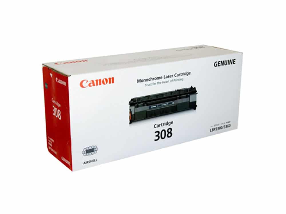 Genuine Canon CART308 Black Toner