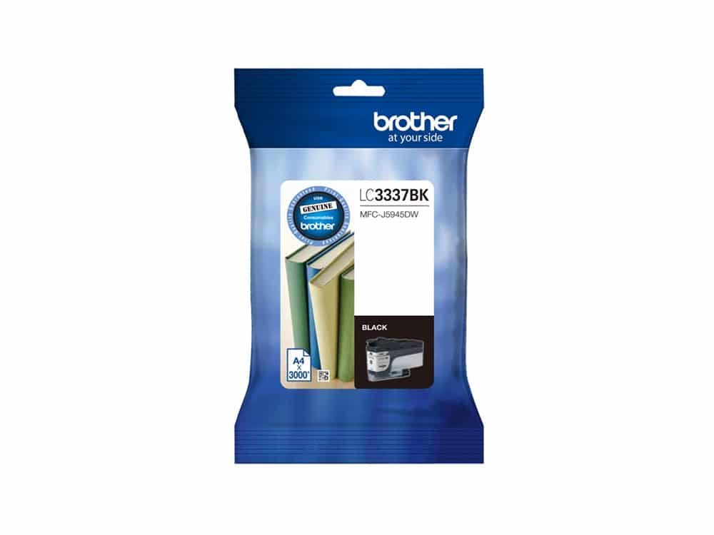 Genuine LC3337BK Brother Black High Yield Ink Cartridge