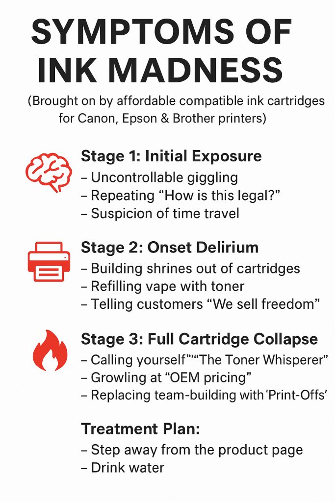 Symptoms of ink madness nz